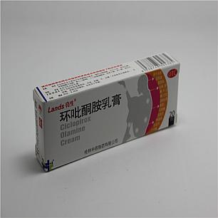 环吡酮胺乳膏/15g：0.15g