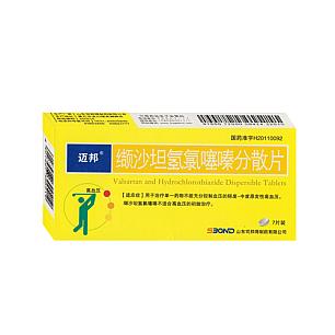 缬沙坦氢氯噻嗪分散片/80/12.5mg*7片*1板