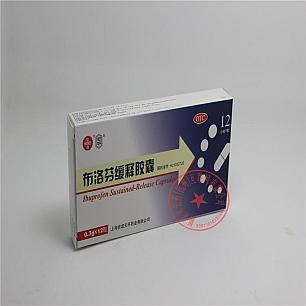 布洛芬缓释胶囊/0.3g*12粒